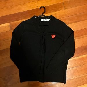 *SOLD* COMME DES GARÇONS PLAY KNIT CARDIGAN